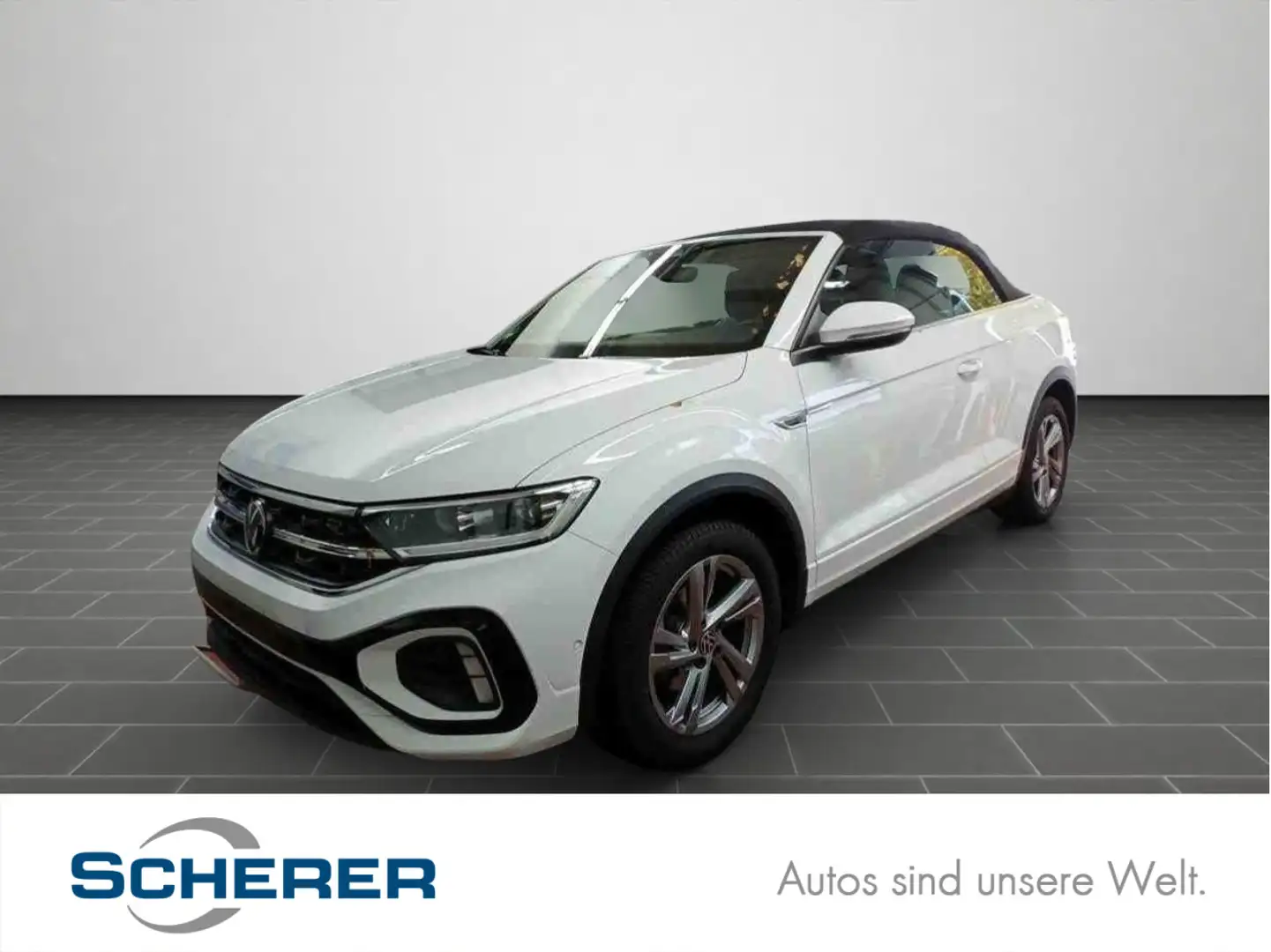 Volkswagen T-Roc 1,5 TSI R-Line EFK/PDC/LED/u.v.m Weiß - 1