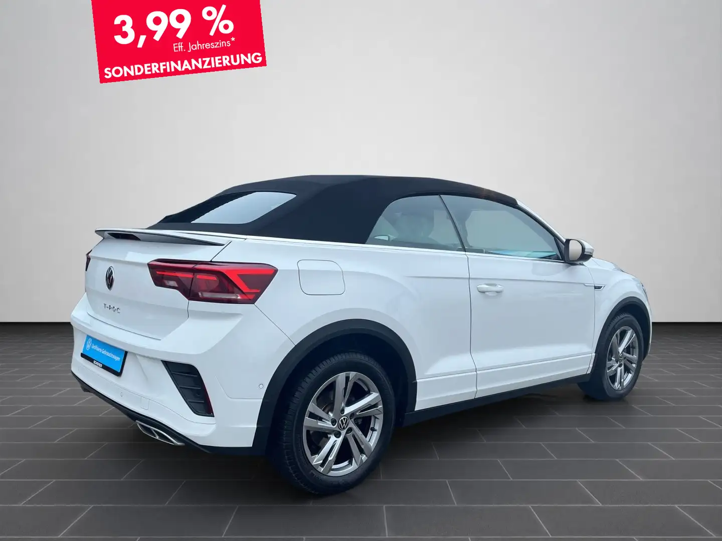 Volkswagen T-Roc 1,5 TSI R-Line EFK/PDC/LED/u.v.m Weiß - 2
