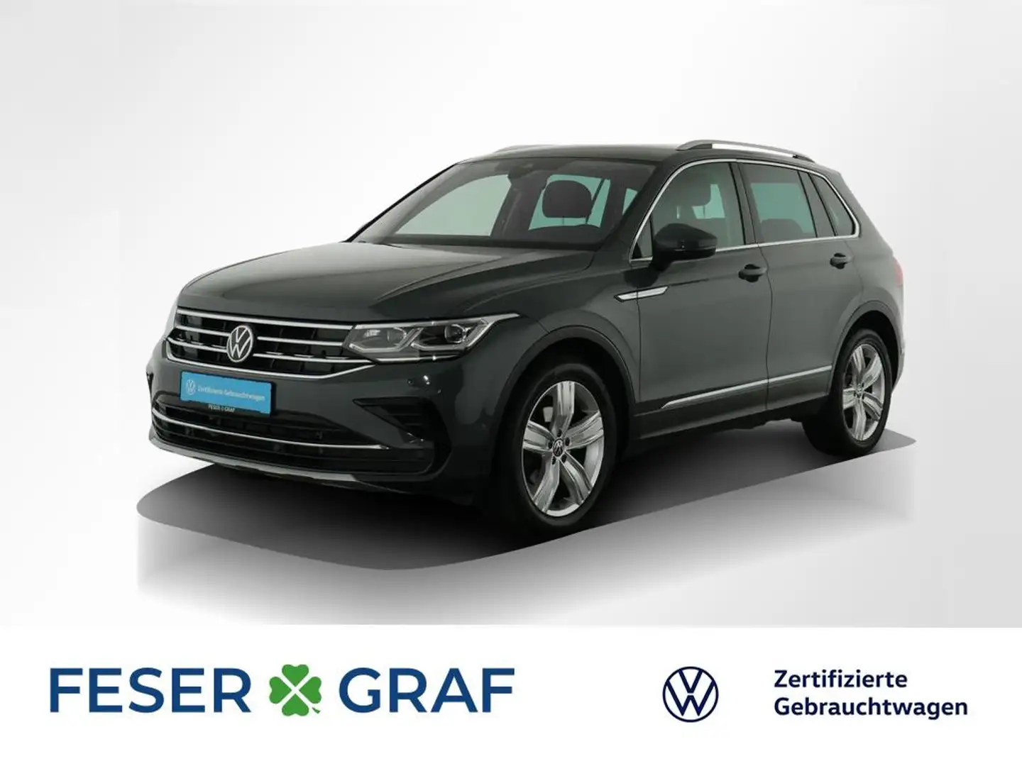 Volkswagen Tiguan Elegance 2.0 TDI DSG Navi AHK Kamera LED DigiCockp Gris - 1