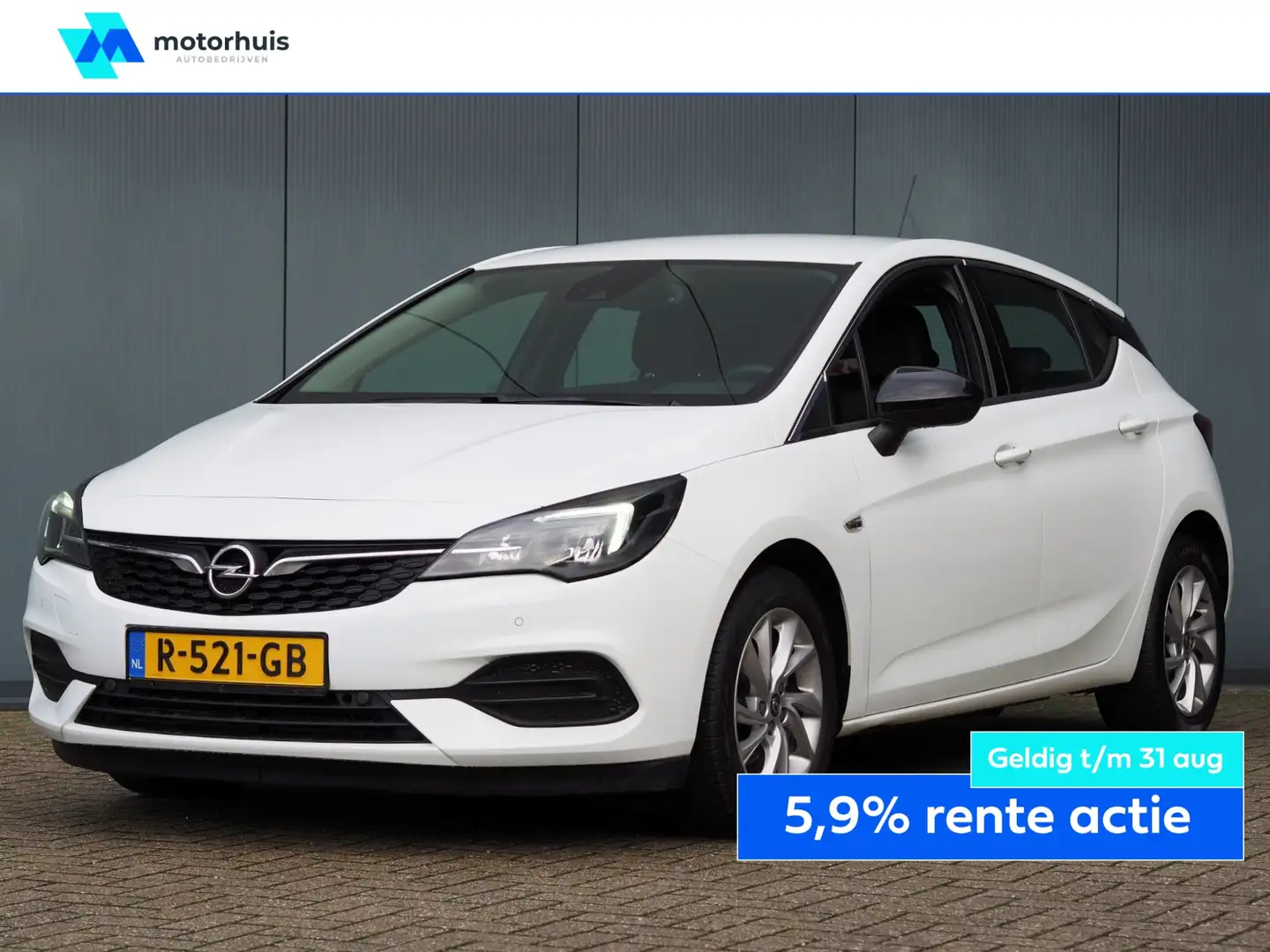 Opel Astra | BUSINESS ELEGANCE | AUTOMAAT | 1.4 TURBO | 145 P Wit - 1