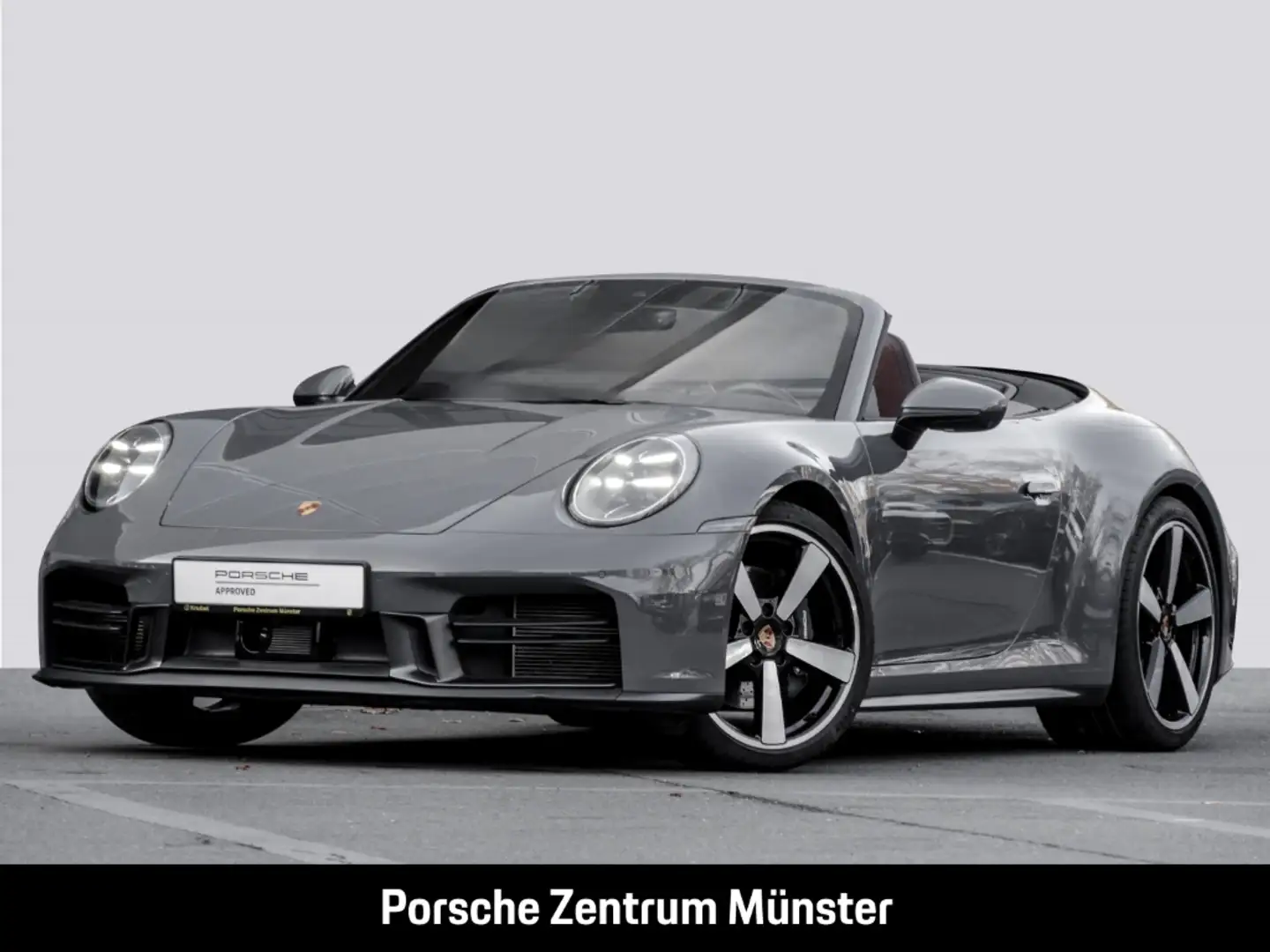Porsche 992 911 Carrera Cabrio Clubleder Liftsystem-VA Grau - 1