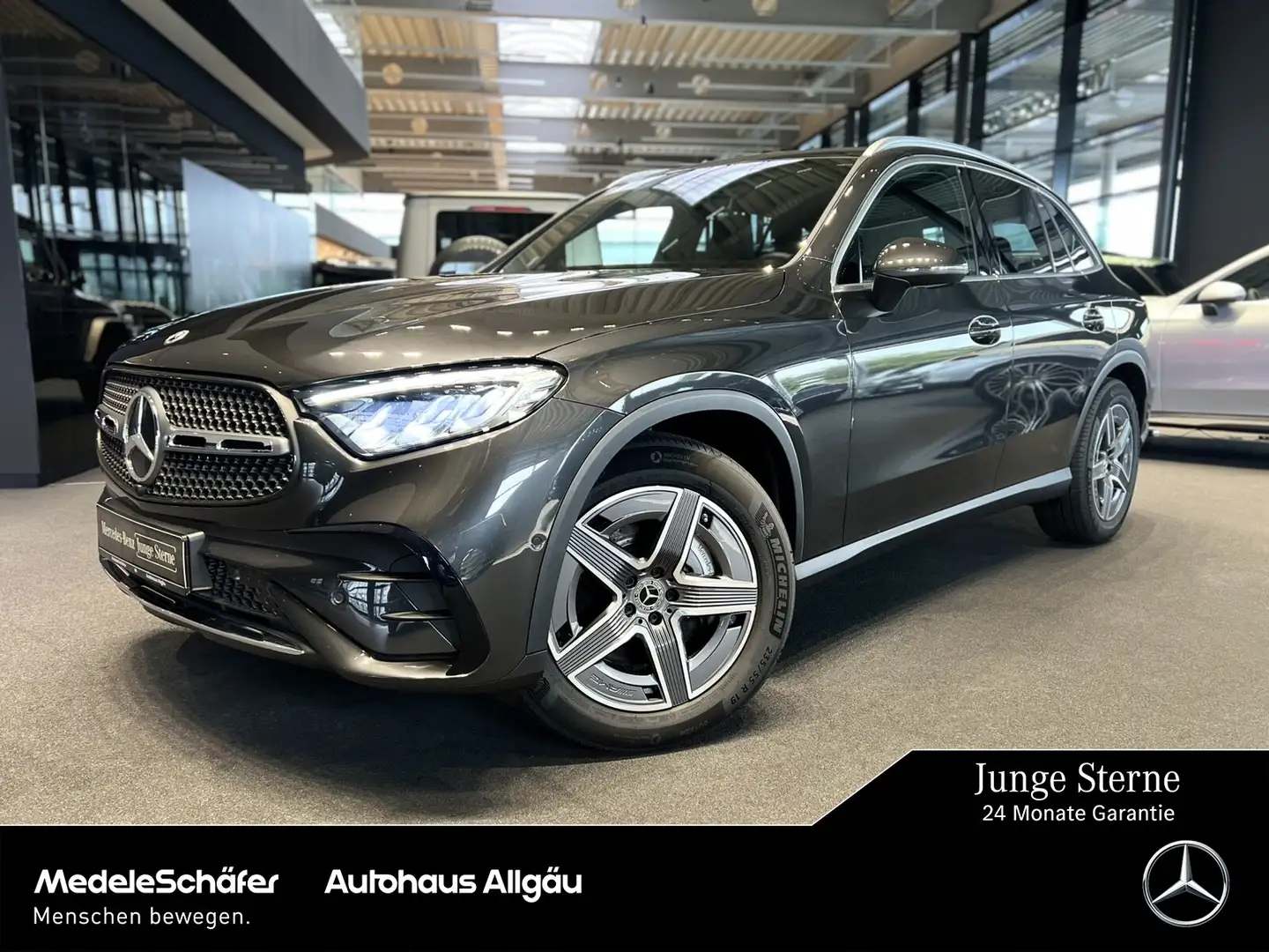 Mercedes-Benz GLC 450 GLC 450 d 4M AMG LEDER Pano AHK Distronic Memory Grau - 1