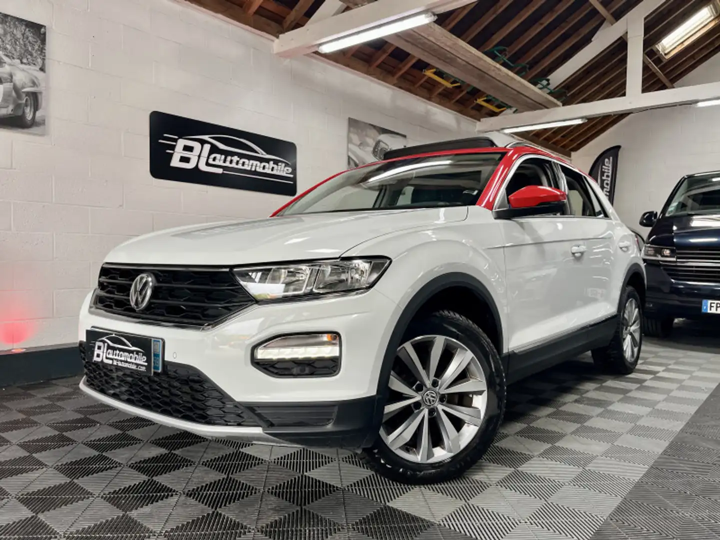 Volkswagen T-Roc 1.0 TSI 115CH Toit ouvrant - 1ère main Weiß - 1