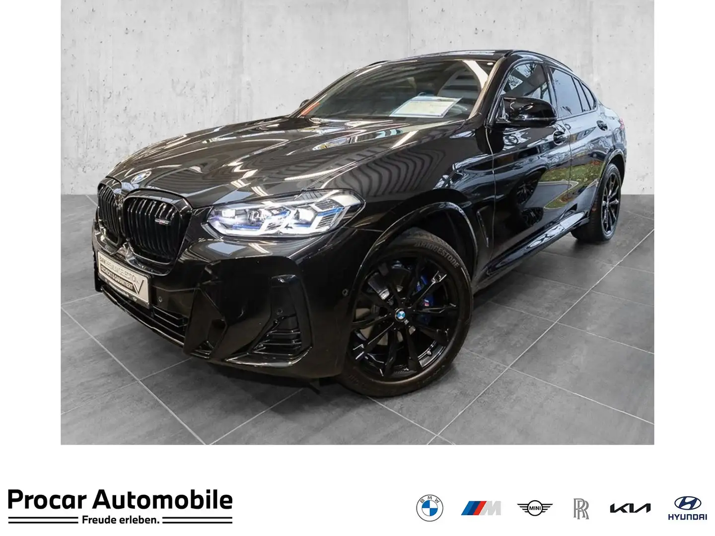 BMW X4 M 40i Head-Up HK HiFi DAB LED WLAN Standhzg. Negro - 1