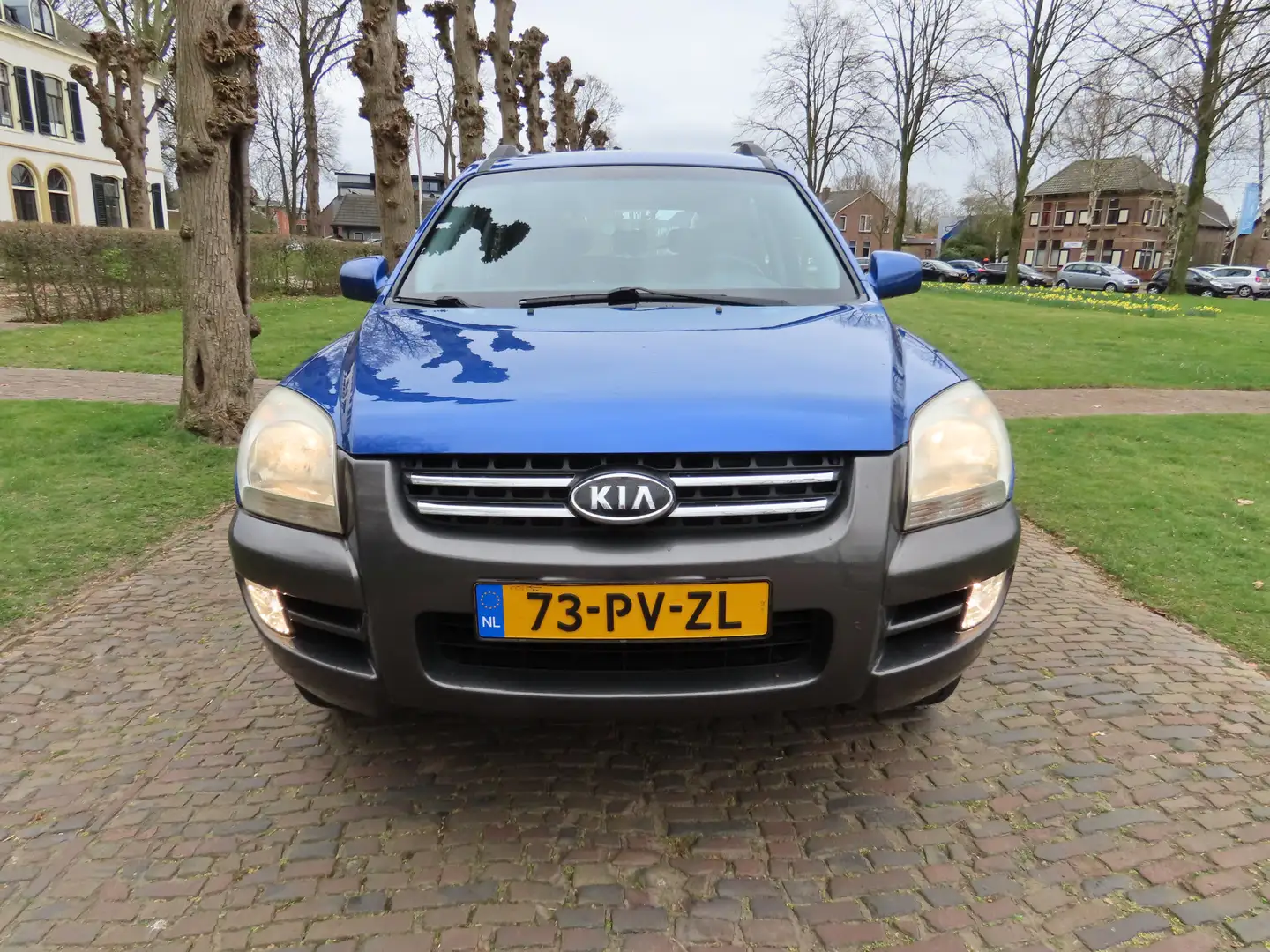 Kia Sportage 2.0 CVVT Comfort Airco Cruisecontrol Lm Velgen Tre Blauw - 2