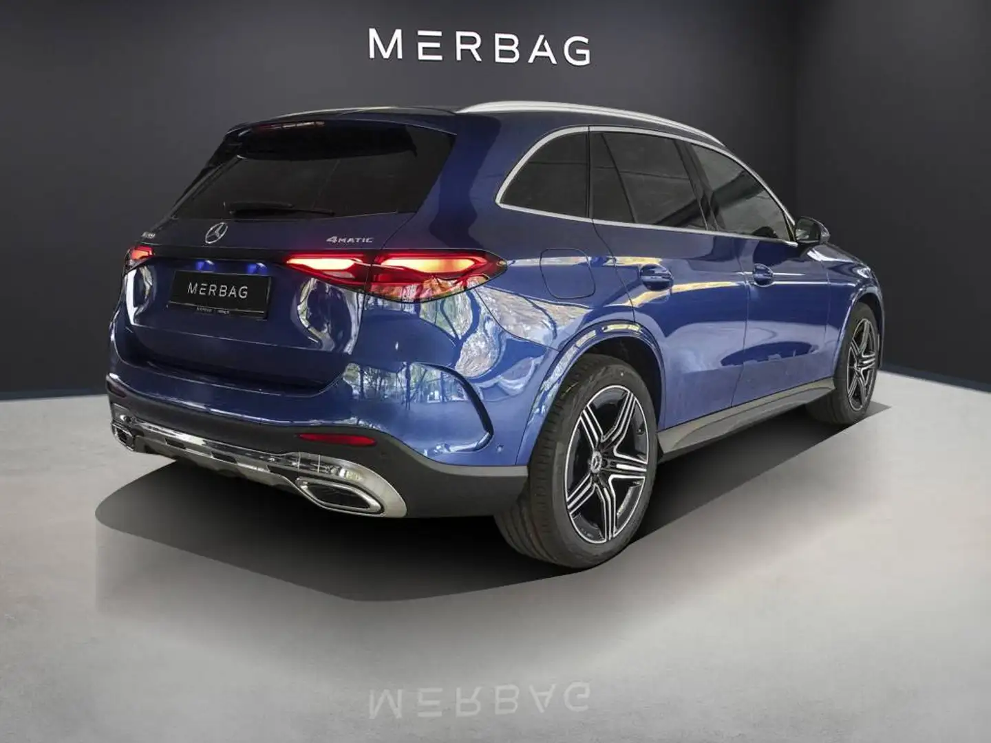 Mercedes-Benz GLC 200 AMG-DISTRONIC-PANO-AHK-MEMORY-UVP 74.200,- Blau - 2