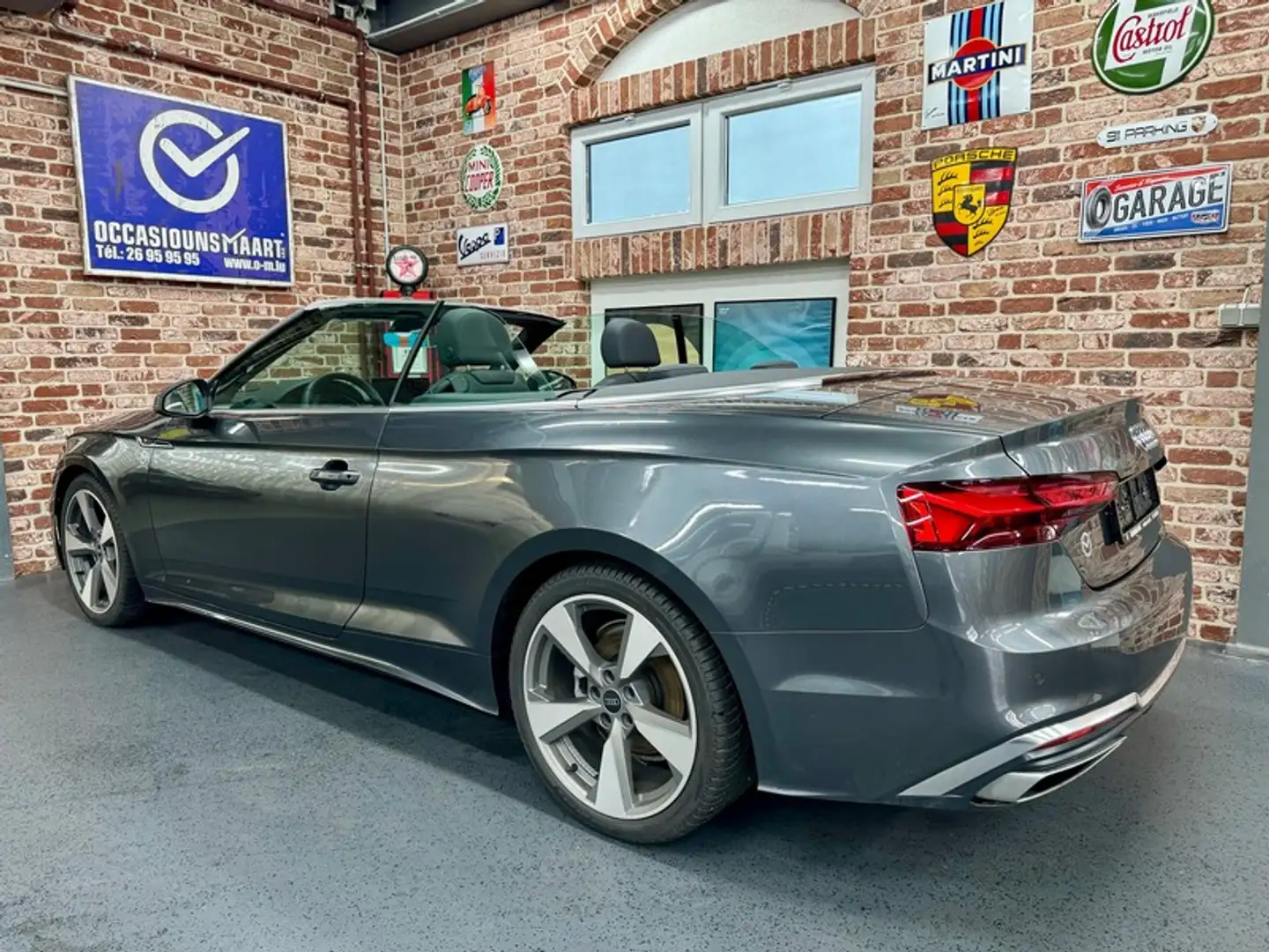 Audi A5 A5 cabrio 40 Tdi 2.0 204cv Auto S-LINE Gris - 2
