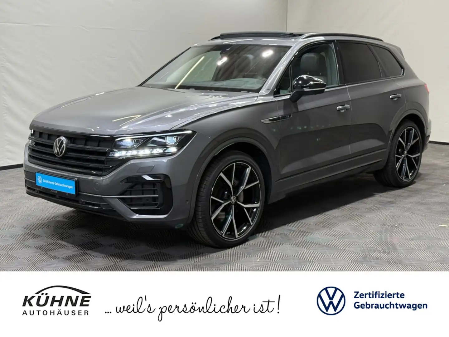 Volkswagen Touareg R-Line 3.0 TDI | MATRIX NAVI PANO AHK Grau - 1
