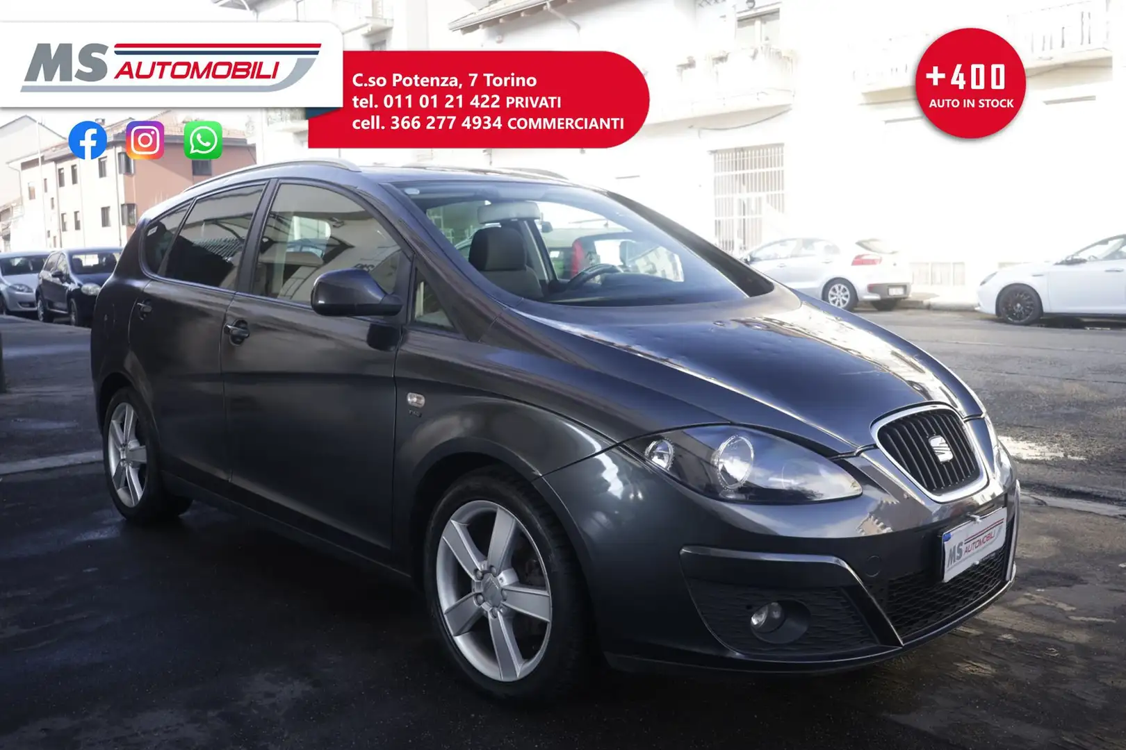 SEAT Altea Seat  Altea XL 1.2 TSI Style Unicoproprietario Grigio - 1