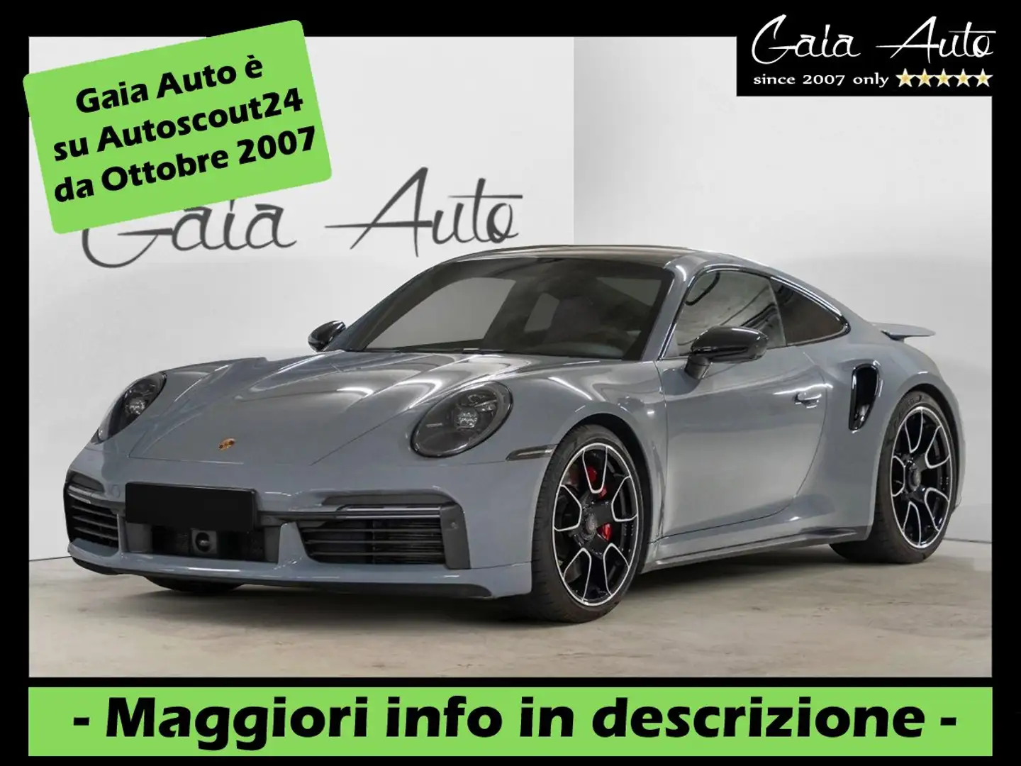 Porsche 911 Coupe 3.7 Turbo autom. Noir - 1