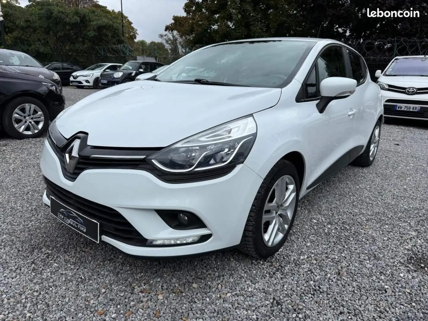 Renault Clio IV TCE 90 ENERGY E6C BUSINESS 5P 1 ERE MAIN CAR PLAY + CAMERA DE RECUL Weiß - 1