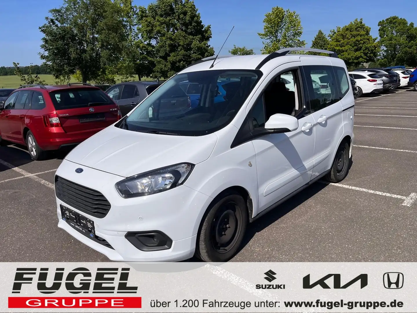 Ford Tourneo Courier 1.5 TDCi Klima|SHZ|AHZV|Standhzg Blanc - 1