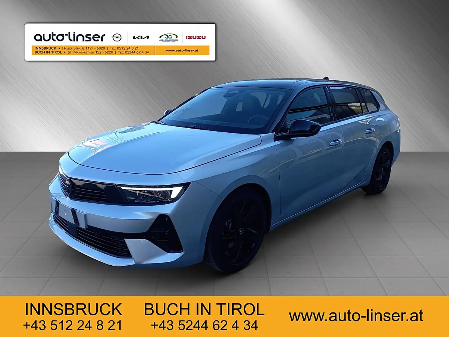 Opel Astra ST 1,2 Turbo Direct Inj. GS Line Autom. Silber - 1