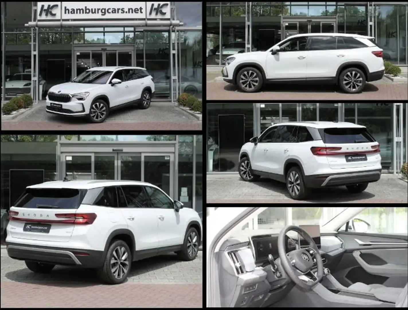 Skoda Kodiaq Selection(s) 2.0TDI 4x4 AHK HUD WinterPaket Lounge Weiß - 1