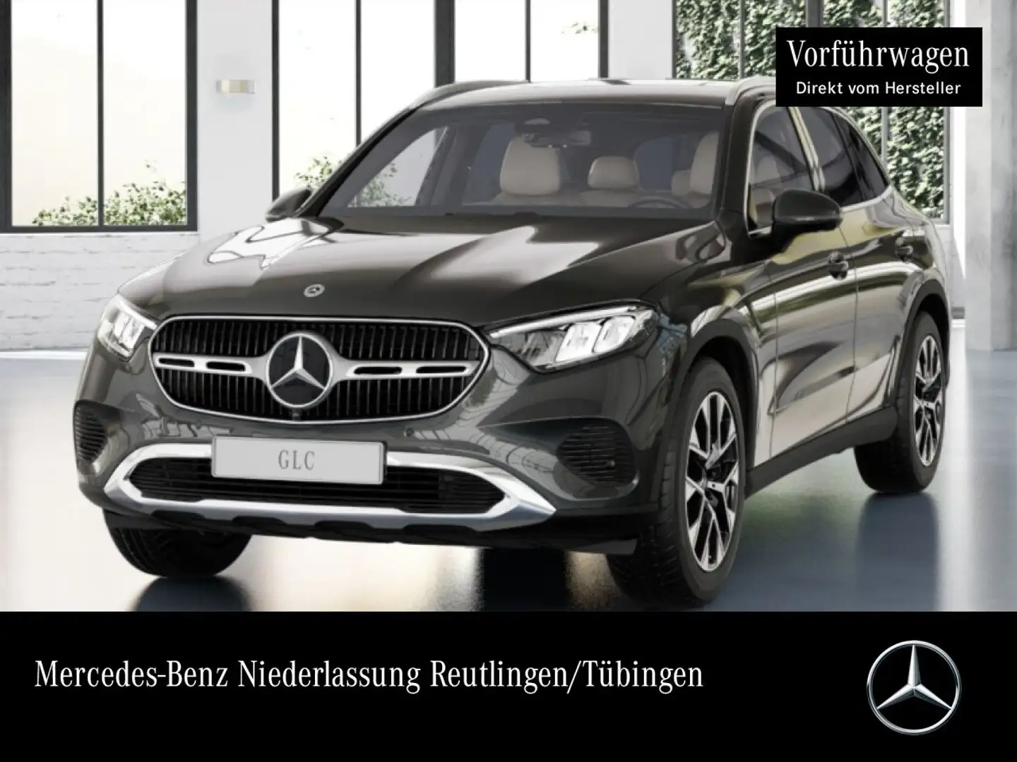 Mercedes-Benz GLC 200 d 4M AVANTG+360+AHK+LED+TOTW+KEYLESS+9G Gris - 1