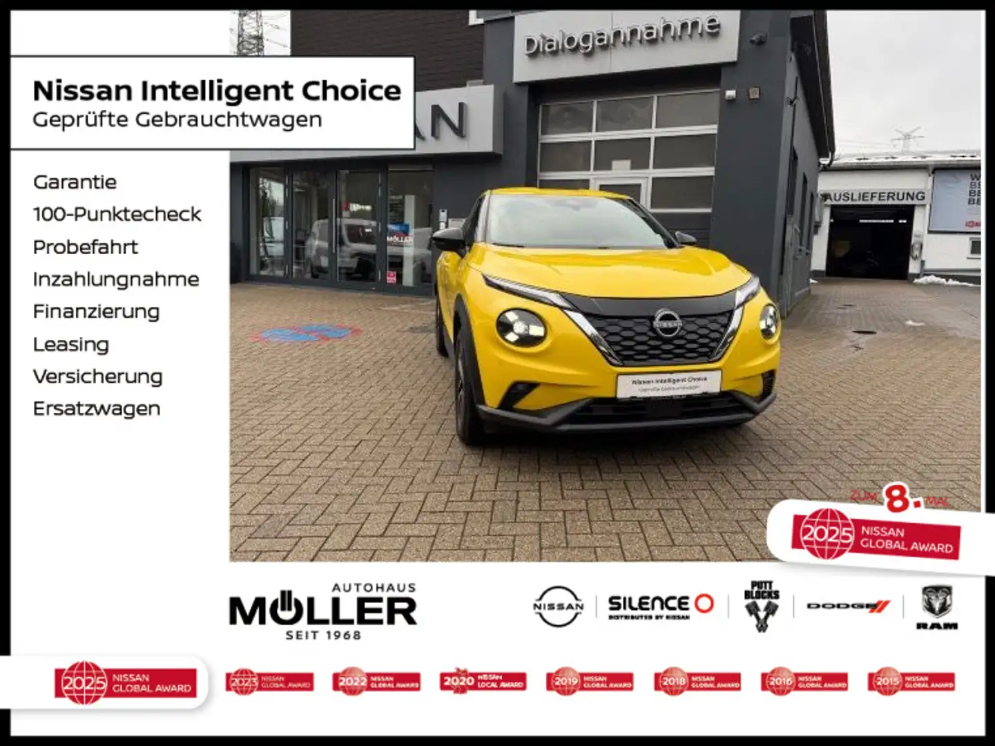 Nissan Juke 1.6 Hybrid N-Connecta Hybrid Navi Kamera SH Gelb - 1