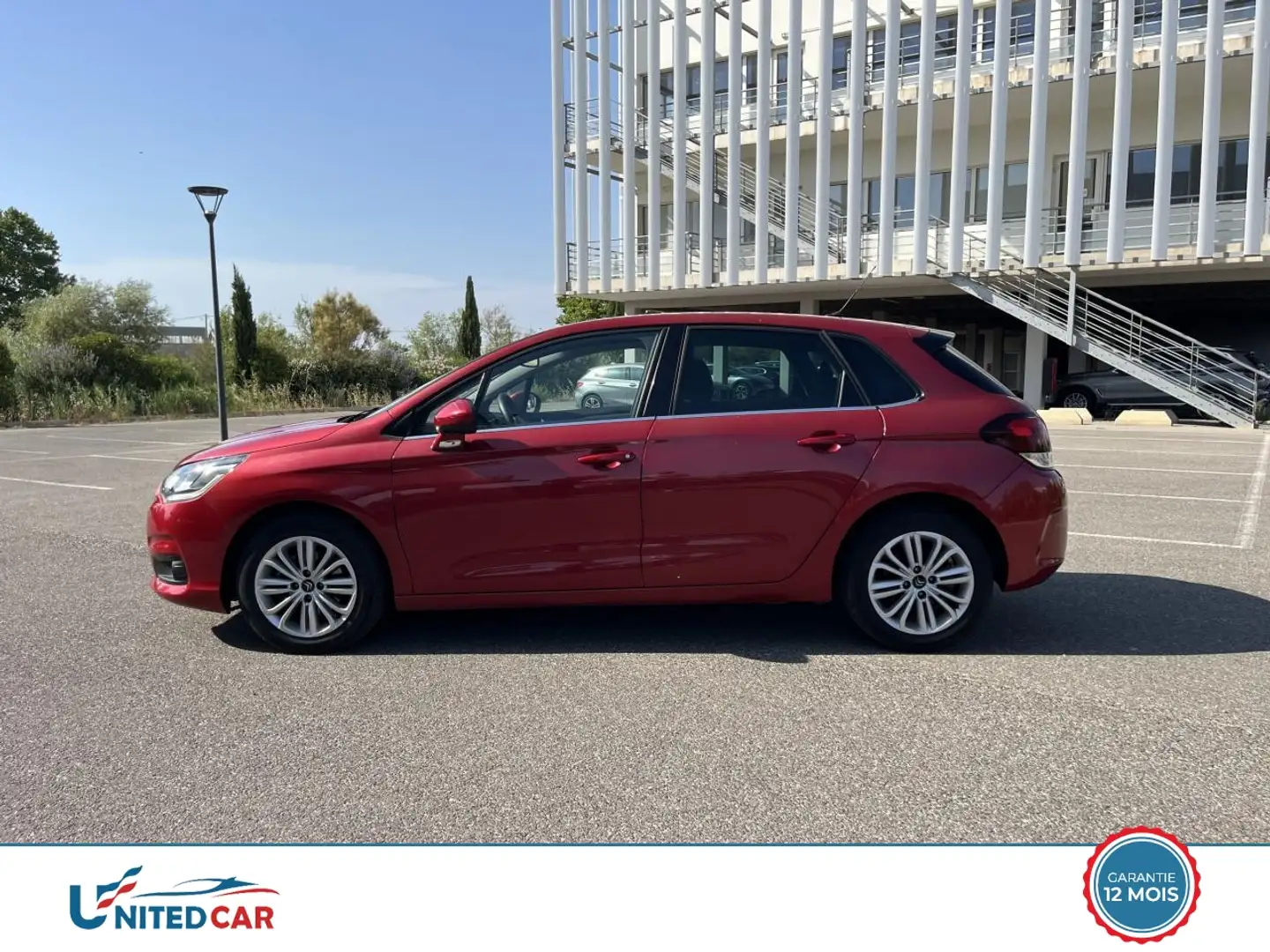 Citroen C4 1.6 Blue HDi S\u0026S 120 CV Millenium PHASE 2 Rouge - 2