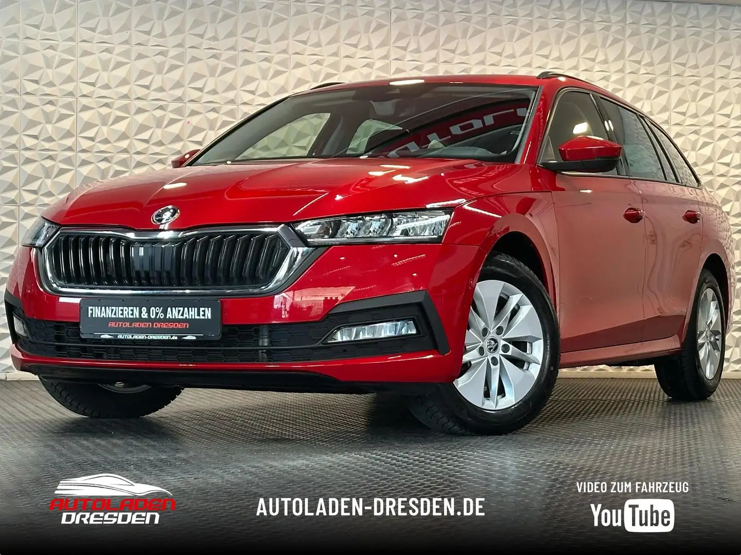 Skoda Octavia 1.5TSI AMBITION LED#ACC#SPUR#VIRTUAL#DAB Piros - 1