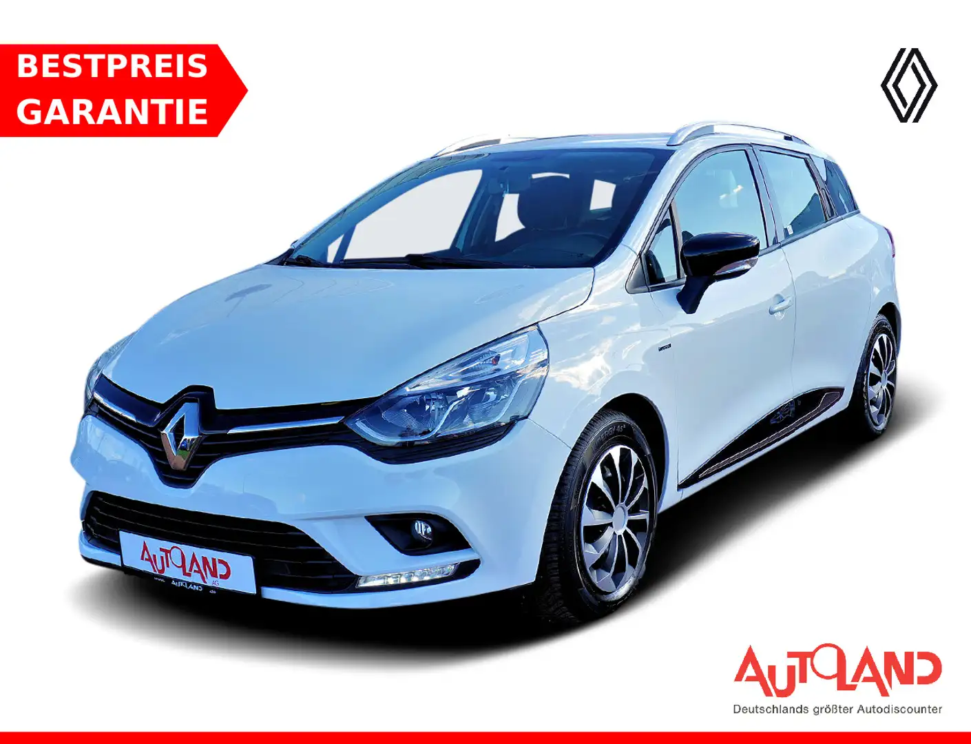 Renault Clio Grandtour 0.9 TCE Intens Klima Navi PDC DAB Weiß - 1