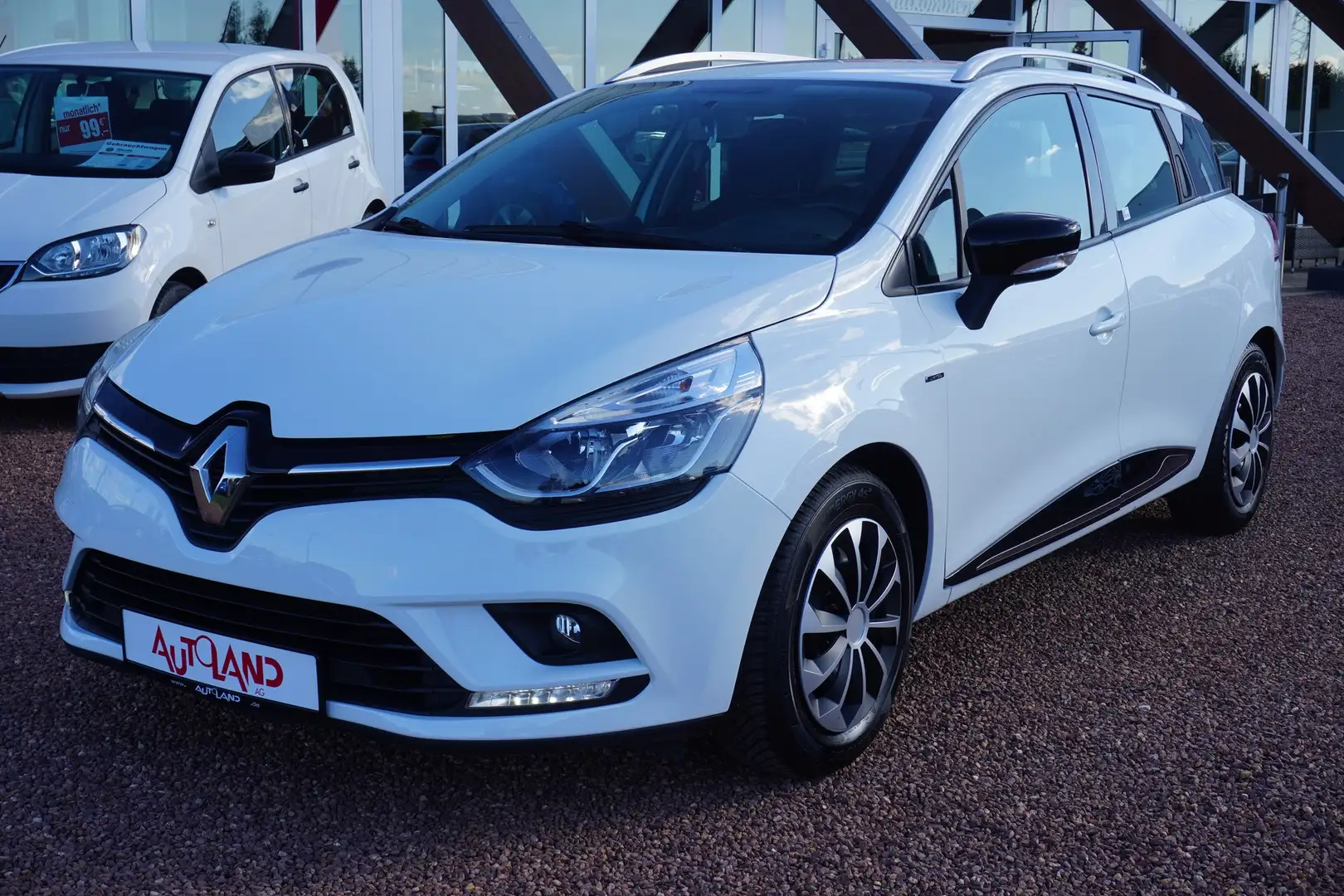 Renault Clio Grandtour 0.9 TCE Intens Klima Navi PDC DAB Weiß - 2