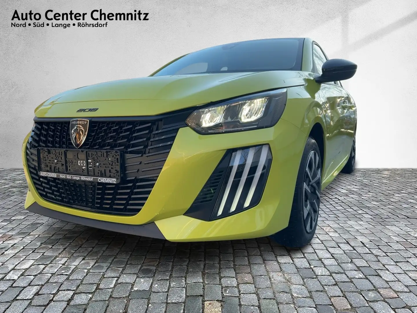 Peugeot 208 1.2 PureTech 100 Style LED/SHZ/Klima/PDC Jaune - 2