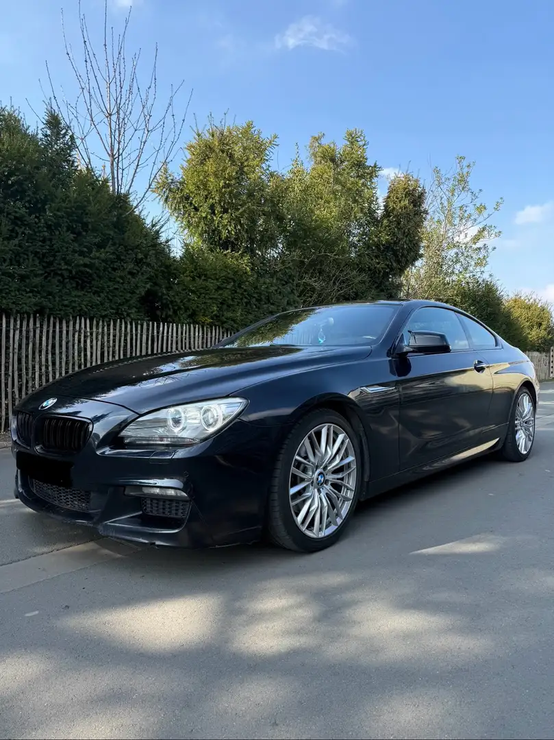 BMW 640 Coupé dA Pack M interieur et exterieur Zwart - 1