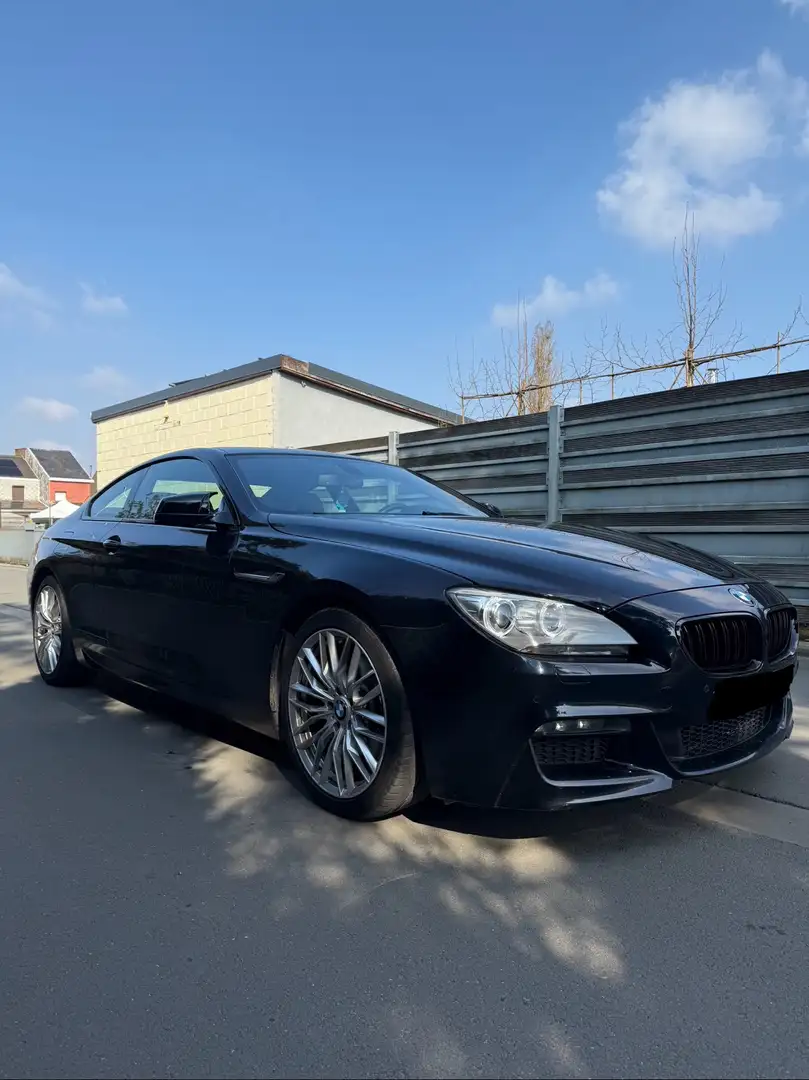 BMW 640 Coupé dA Pack M interieur et exterieur Zwart - 2