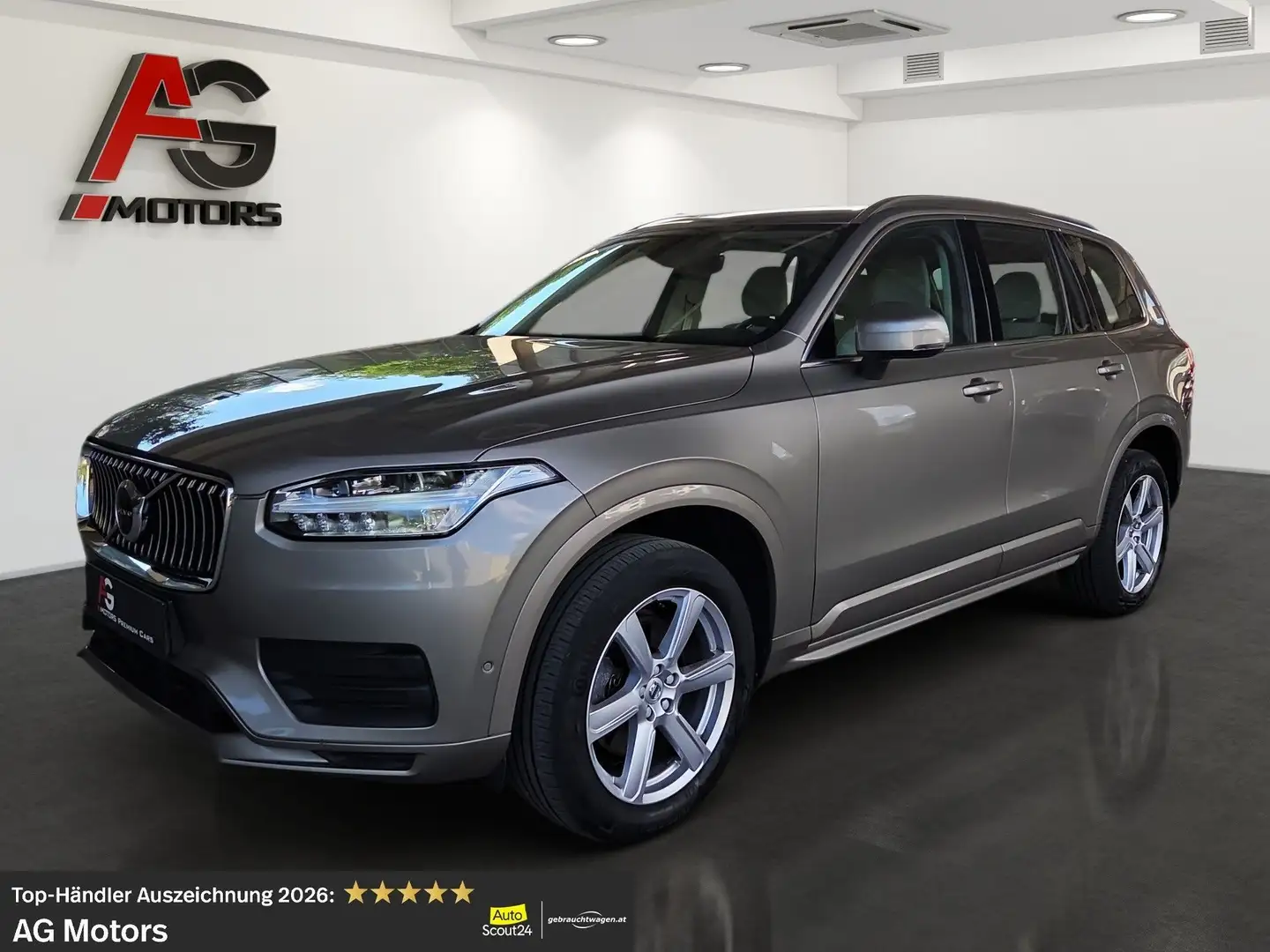 Volvo XC90 B5 AWD Momentum Pro/LED/Kamera/Leder/1.Besitz Grau - 1