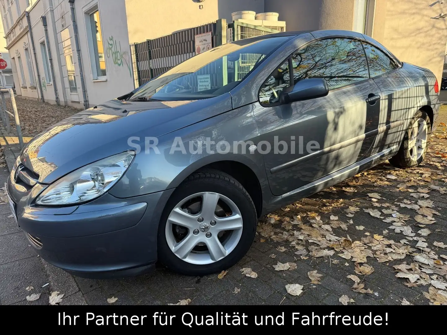 Peugeot 307 CC Cabrio 2.HAND*KLIMA*LEDER*PDC*SHZ Grau - 2