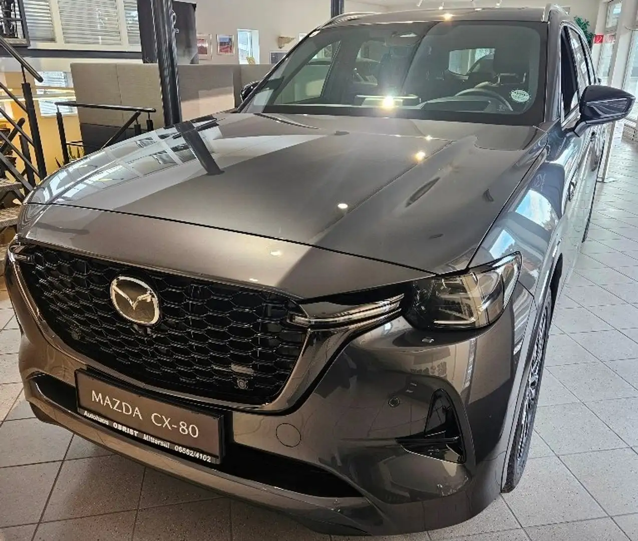 Mazda CX-80 2.5L e-SKYACTIV PHEV AWD Homura Plus Aut. Gri - 1