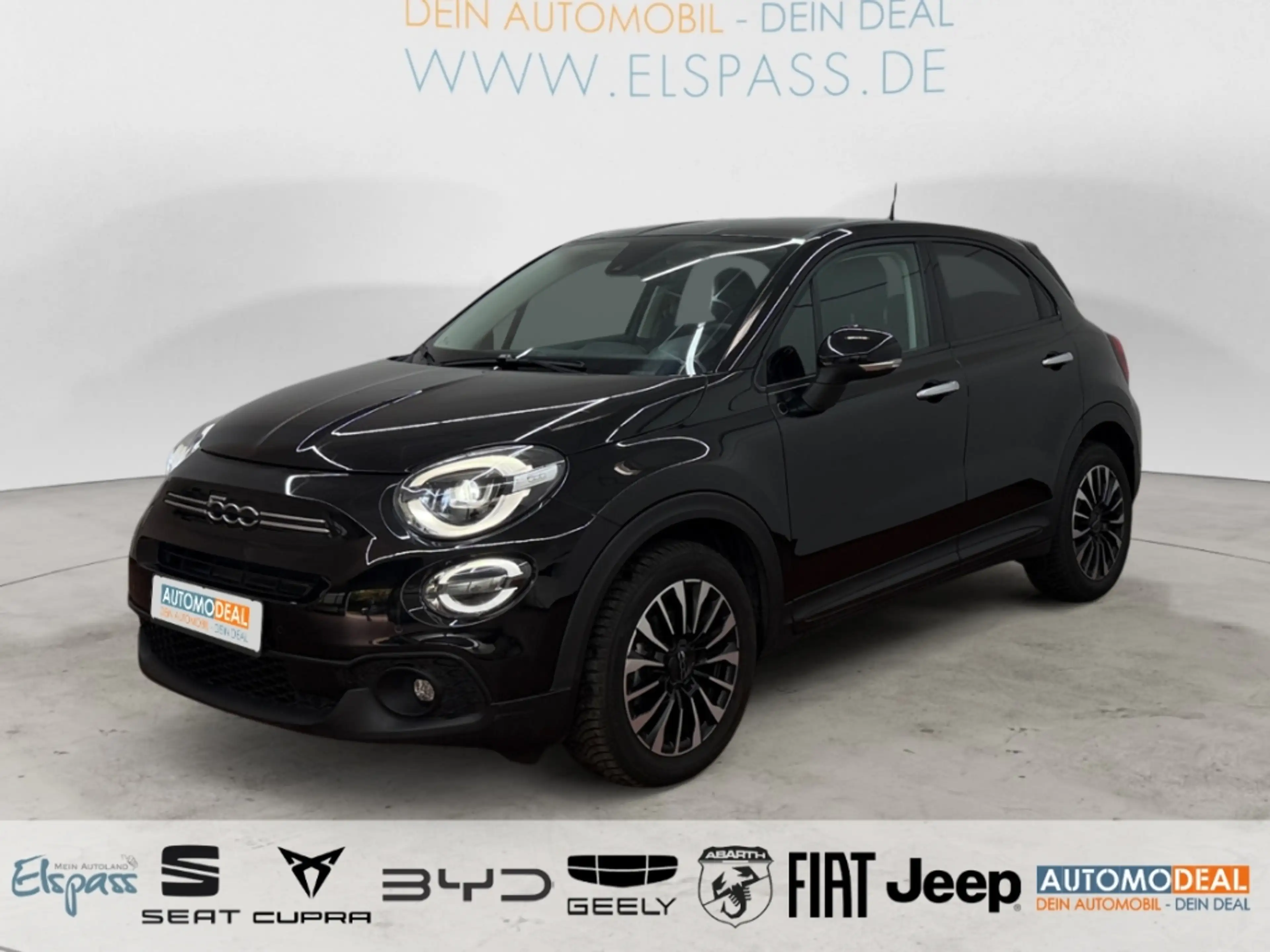 Fiat 500X ALLWETTER LED AHK KAMERA TEMPOMAT APPLE/ANDROID AL