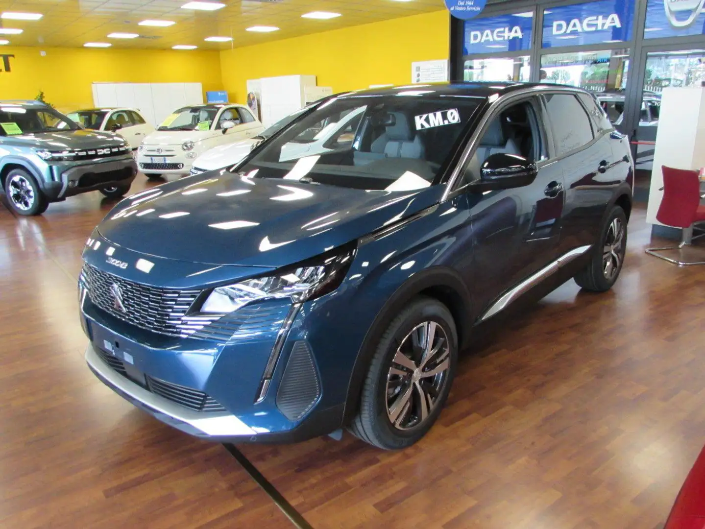 Peugeot 3008 1.2 Hybrid 136 e-DCS 6 Allure Pack KM.ZERO Grigio - 1