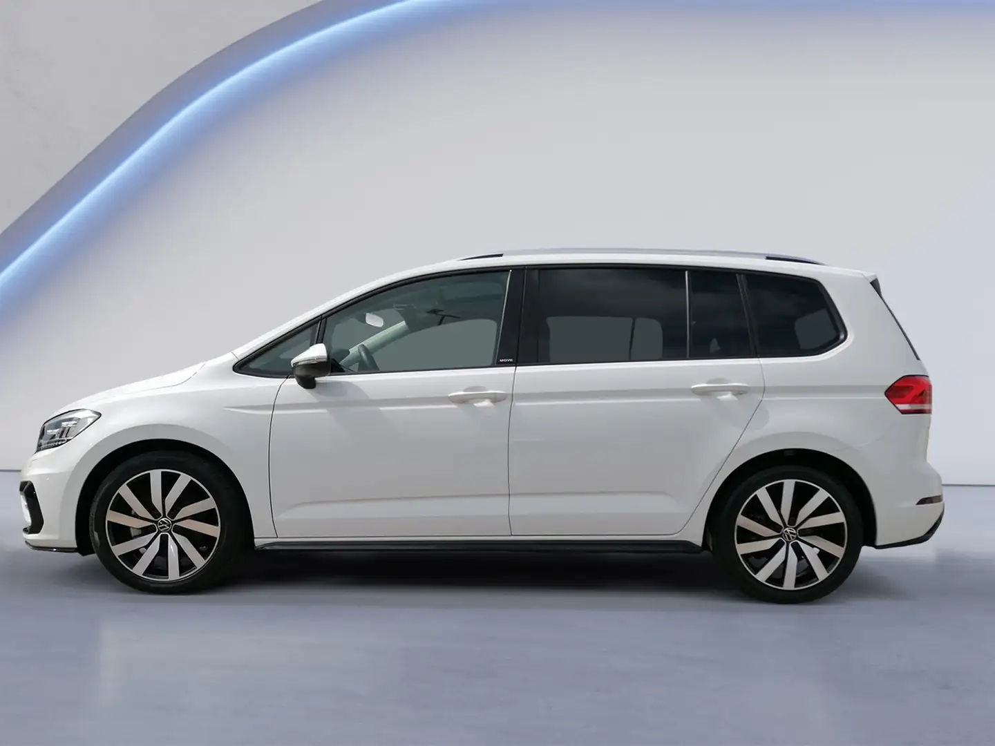 Volkswagen Touran R Line 1.5 TSI DSG PANO+AHK+7-SITZE+ Weiß - 2