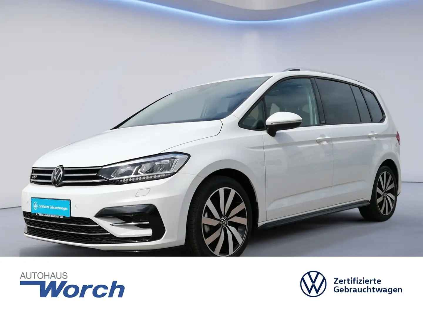Volkswagen Touran R Line 1.5 TSI DSG PANO+AHK+7-SITZE+ Weiß - 1