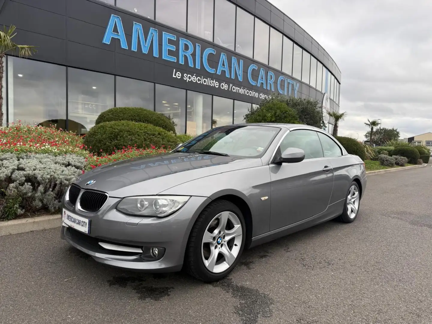 BMW 320 320d Cabriolet Luxe - BVA  CABRIOLET E93 LCI 320d PHASE 2 Grau - 1