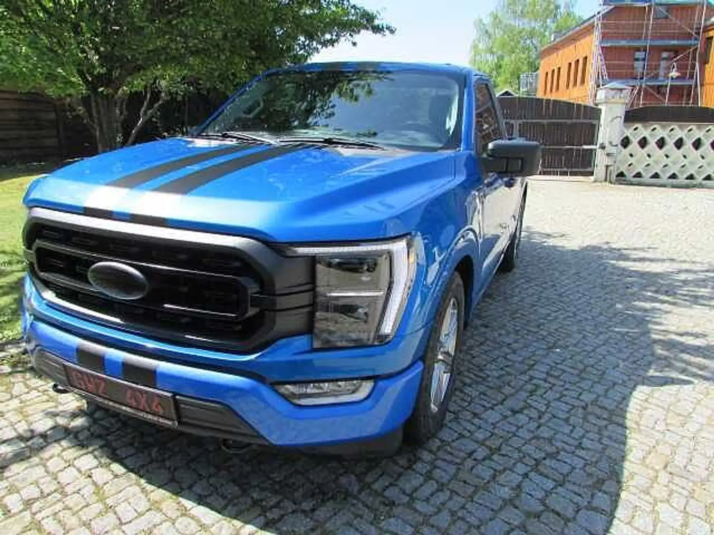 Ford F 150 F150 5,0 V8 Reg Cab Short Box 4x4 XLT Premium T Blau - 1
