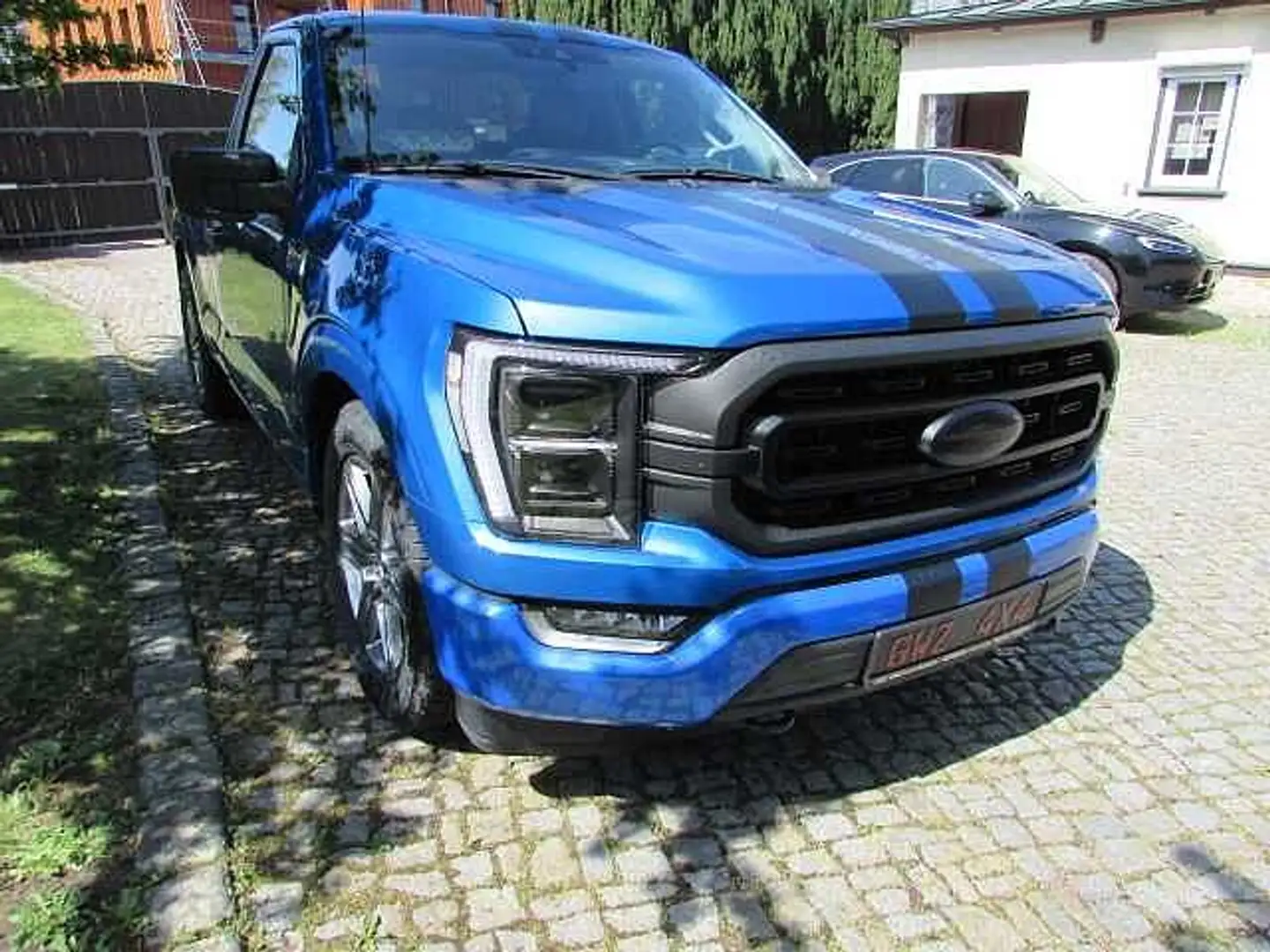 Ford F 150 F150 5,0 V8 Reg Cab Short Box 4x4 XLT Premium T Blau - 2