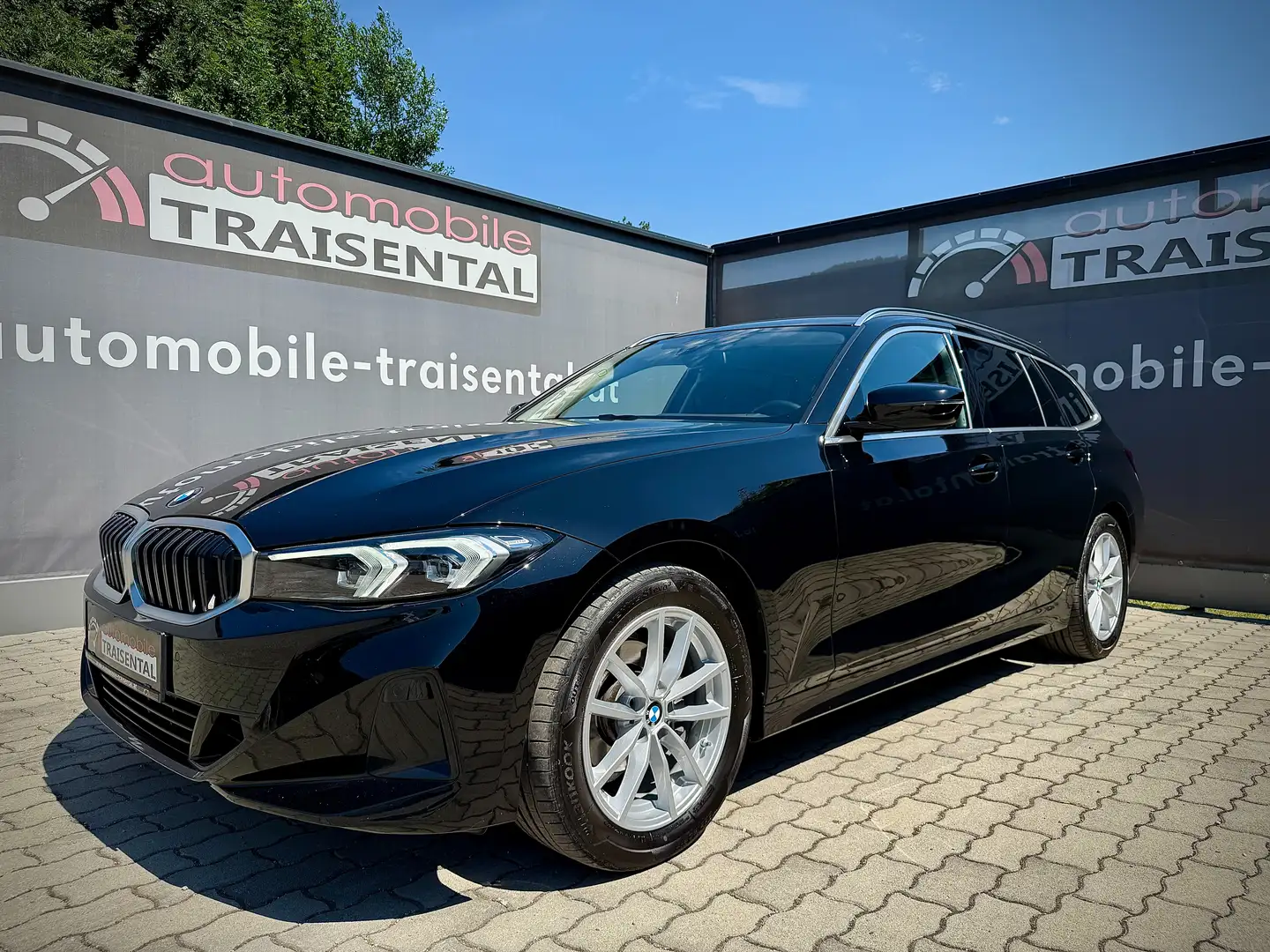 BMW 318 d 48 V Touring Aut.Facelift/HeadUp/LED/CurvedDispl Zwart - 1