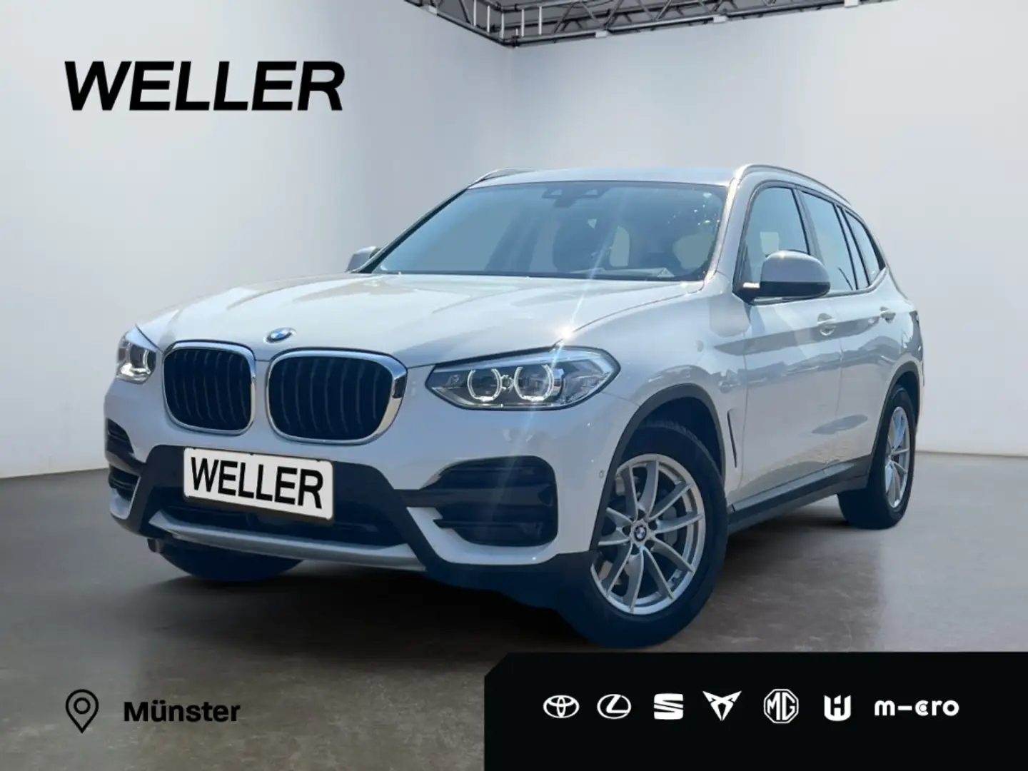BMW X3 xDrive30d Advantage *AHK*LED*HUD*ACC*CAM*Navi* Weiß - 1