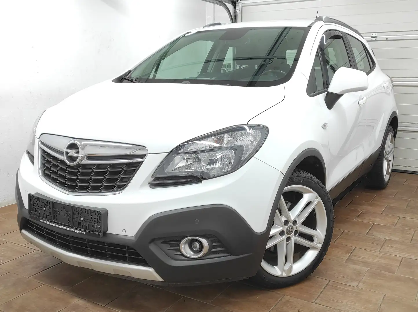 Opel Mokka 1.6 CDTI AUTOMATIK NAVI KLIMA TEMP PDC AHK Edition Weiß - 2