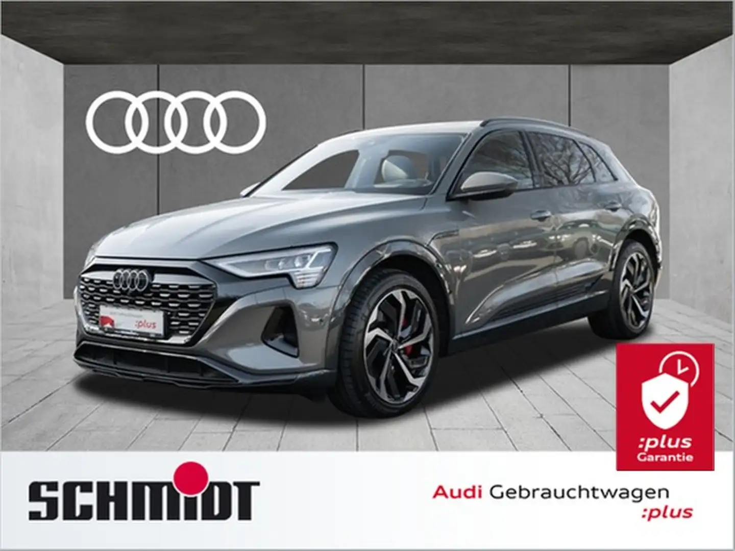 Audi Q8 e-tron 55 quattro Advanced S line LM21 Matrix LED ACC ... Grau - 1
