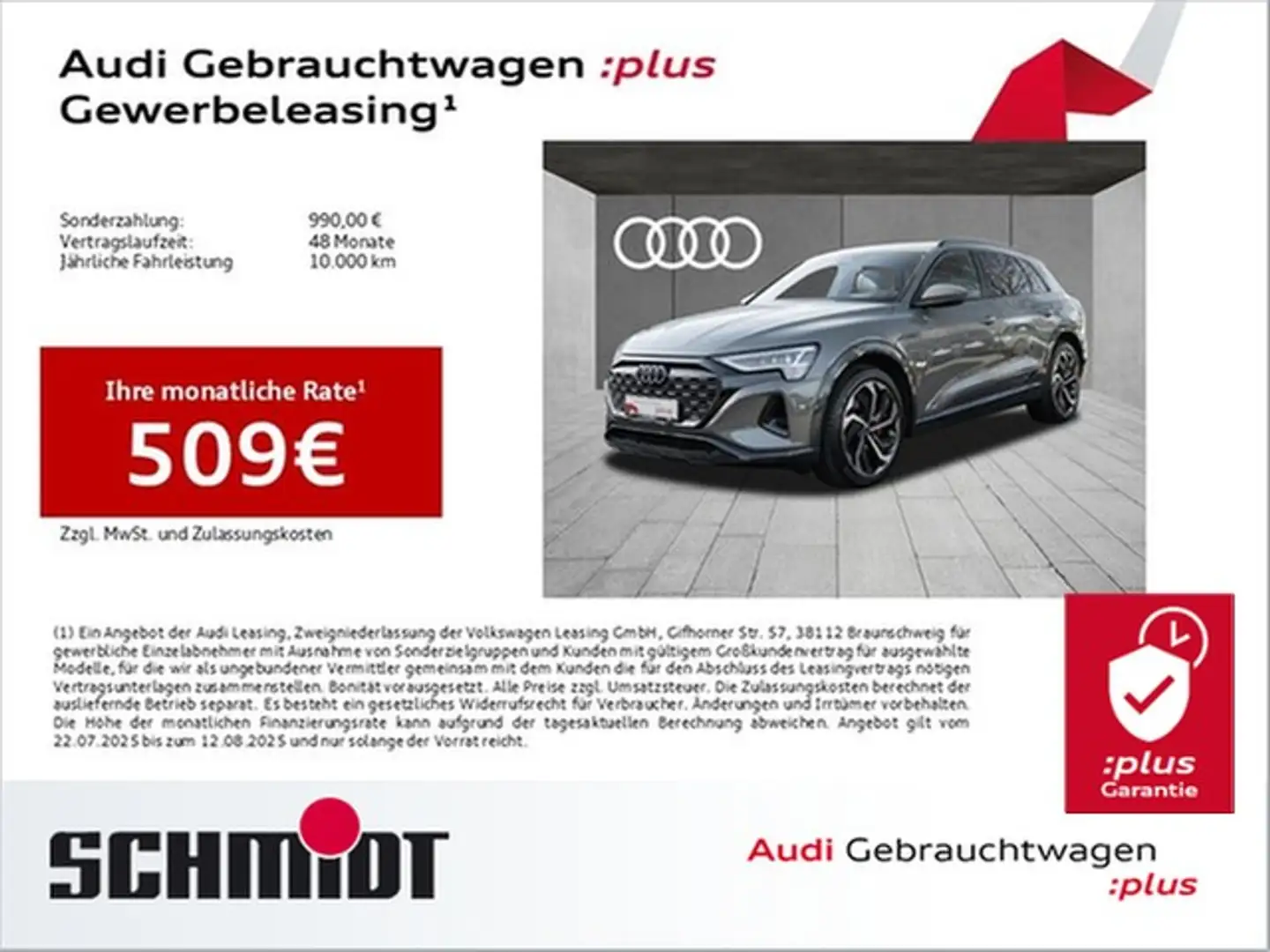 Audi Q8 e-tron 55 quattro Advanced S line LM21 Matrix LED ACC ... Grau - 1