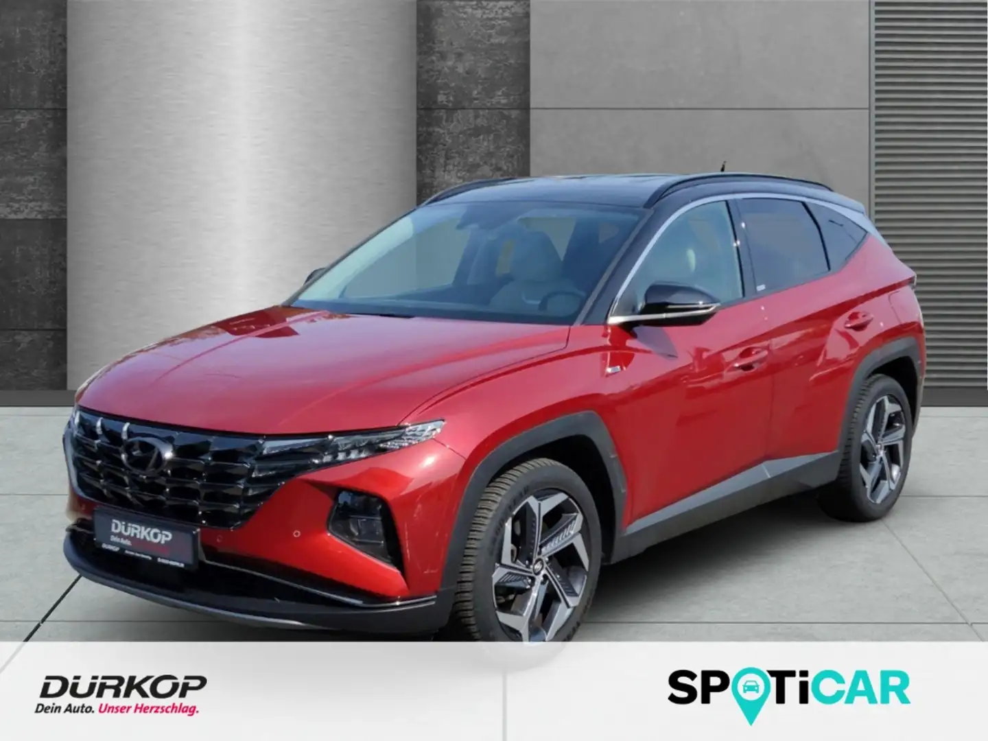 Hyundai TUCSON Prime 4WD Standheizung Totwinkelass. AHK ACC Rood - 1