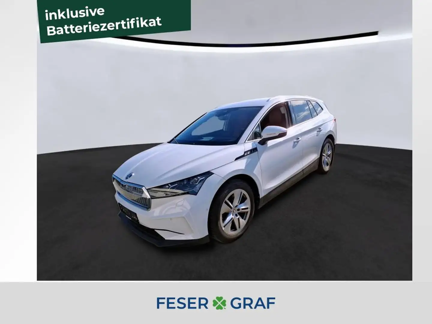 Skoda Enyaq 80X HUD AHK Matrix Keyless Weiß - 1