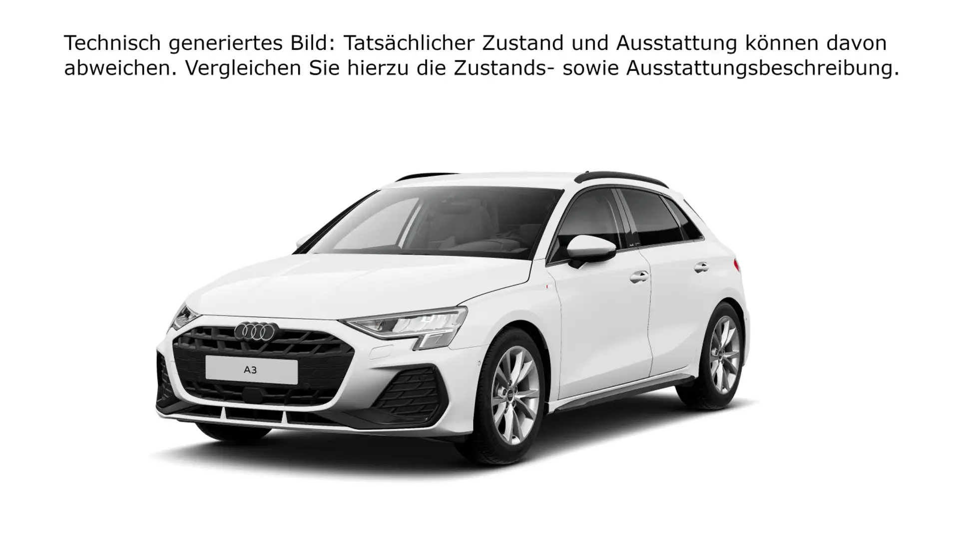Audi A3 35 TDI S-tronic S-Line Infotainment Weiß - 2