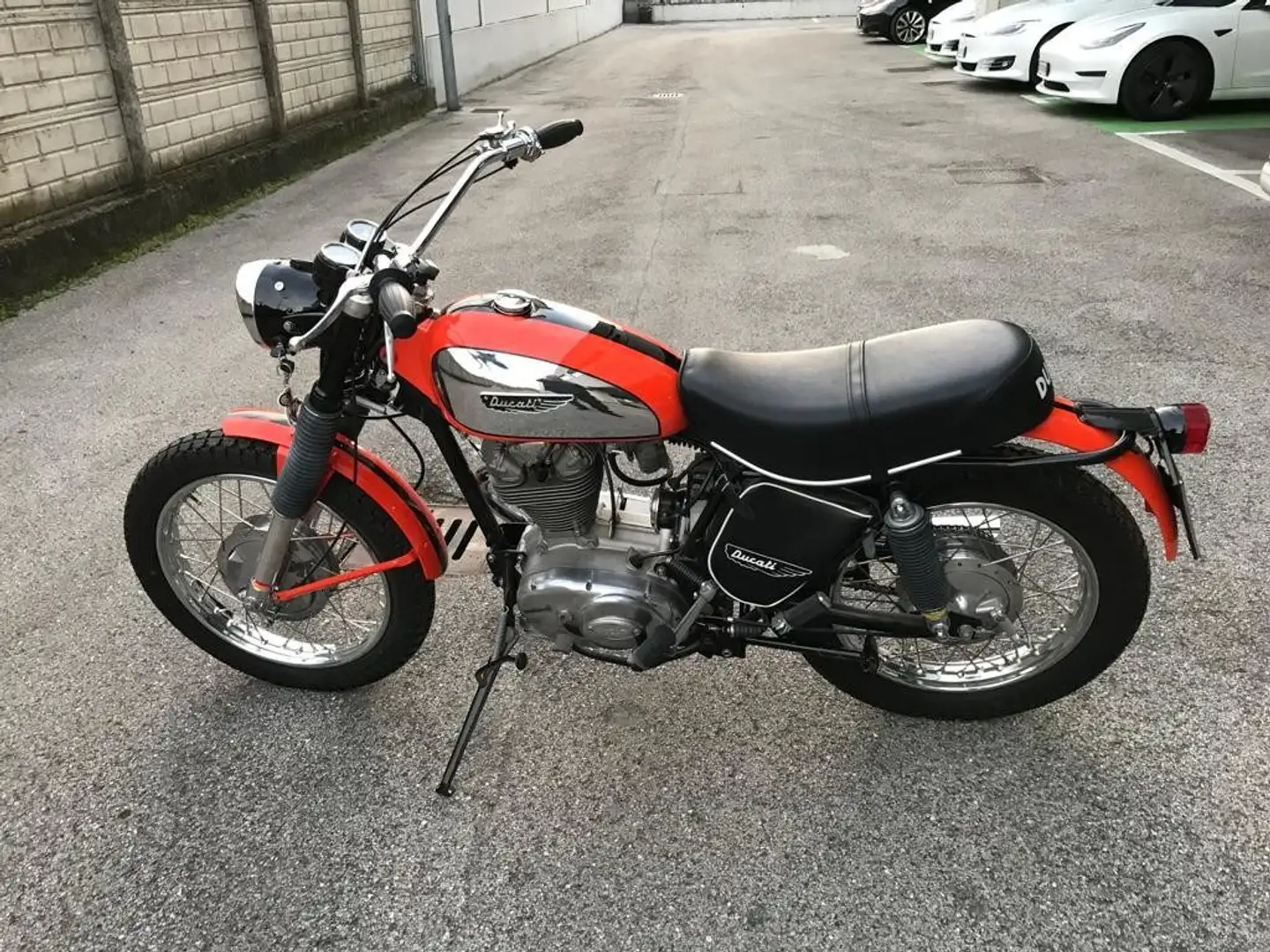 Ducati Scrambler DM 350 S del 1972, Documenti Originali.. Naranja - 1