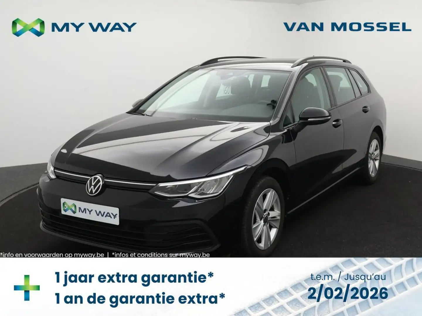 Volkswagen Golf Variant Golf Variant Life 1.0TSI 110PK *NAVI*APP CONNECT*CAMERA*BLTH*CRUISE*PDC*DIGITAL DASHBOARD*... Noir - 1