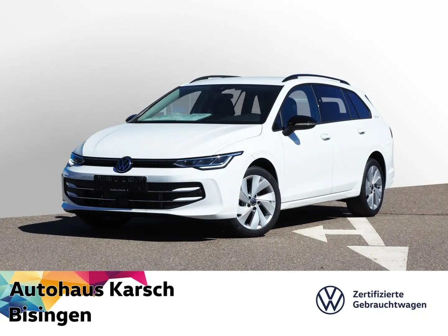 Volkswagen Golf Variant VIII 1.5 eTSI DSG GOAL NAVI, ACC, SHZ Weiß - 1