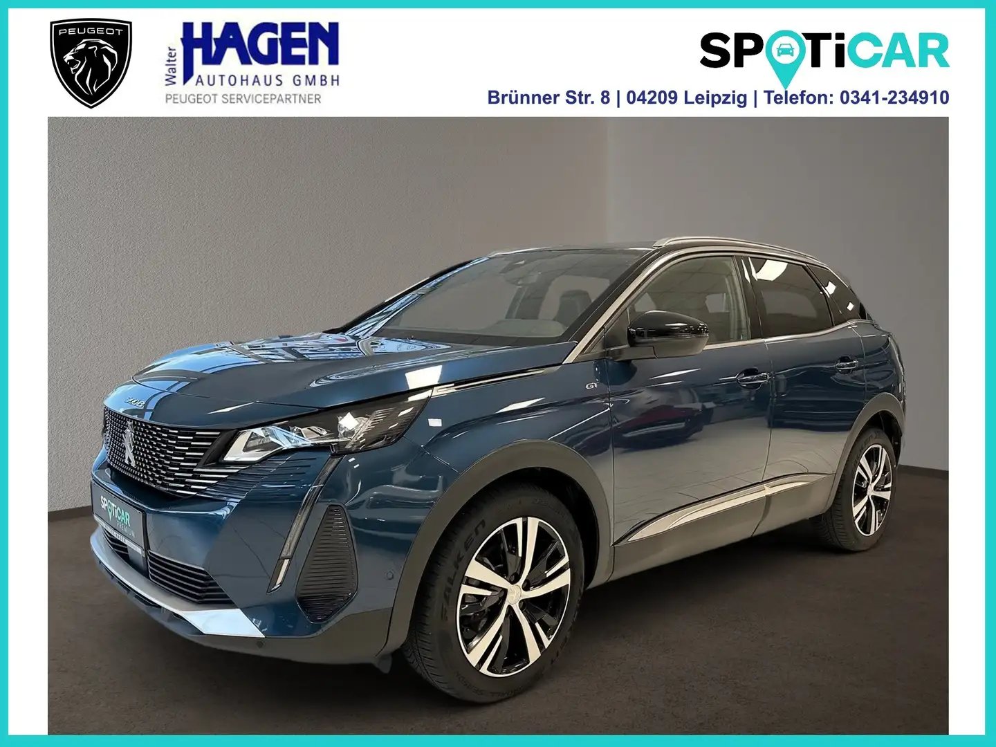 Peugeot 3008 GT 1.2 136 e-DSC6 Hybrid PDC/RFK/SHZ/NAVI/F-LED Azul - 1