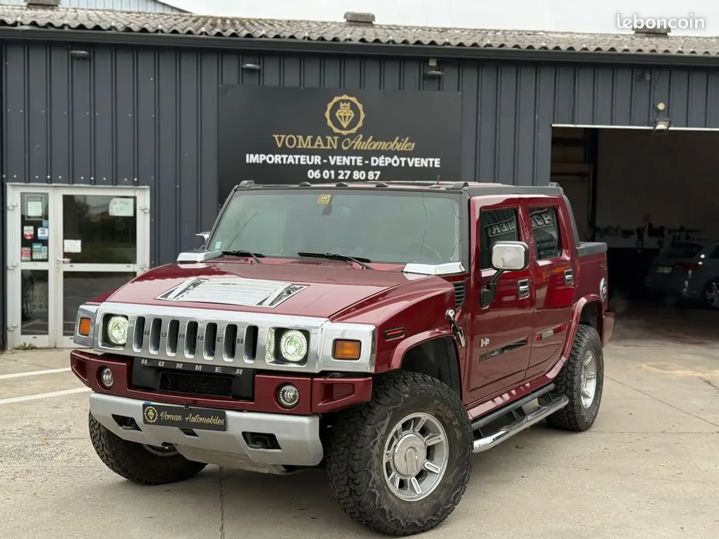 HUMMER H2 6.0 325CH SUT 4WD BVA 79800 KM Jamais accidentée Rouge - 1